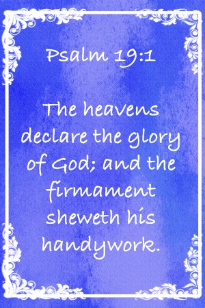 Psalm 19 1 8BL